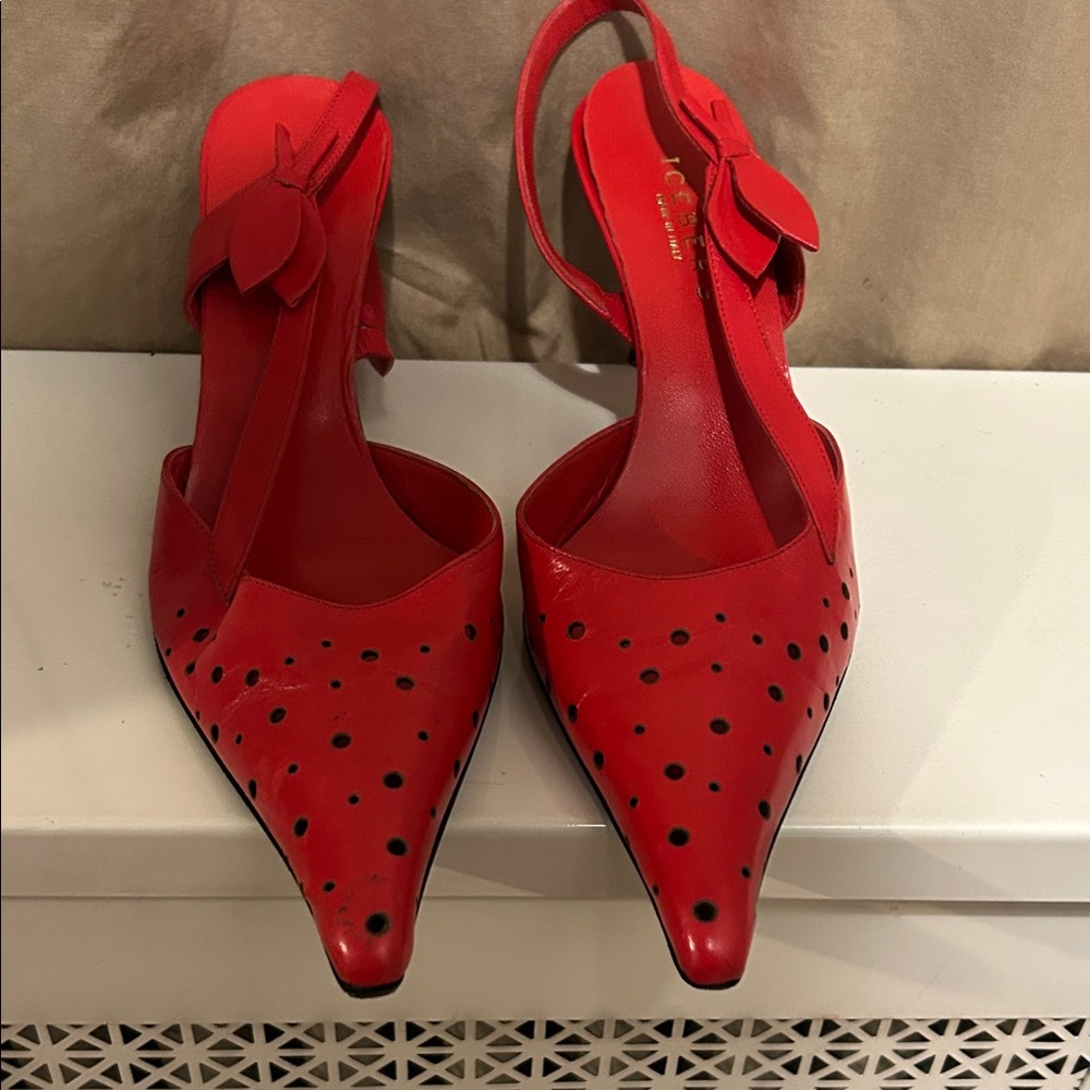 Iceberg Red Heels NWOT